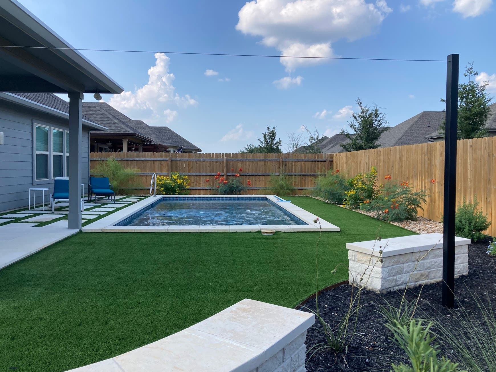 Pool hardscaping Austin TX