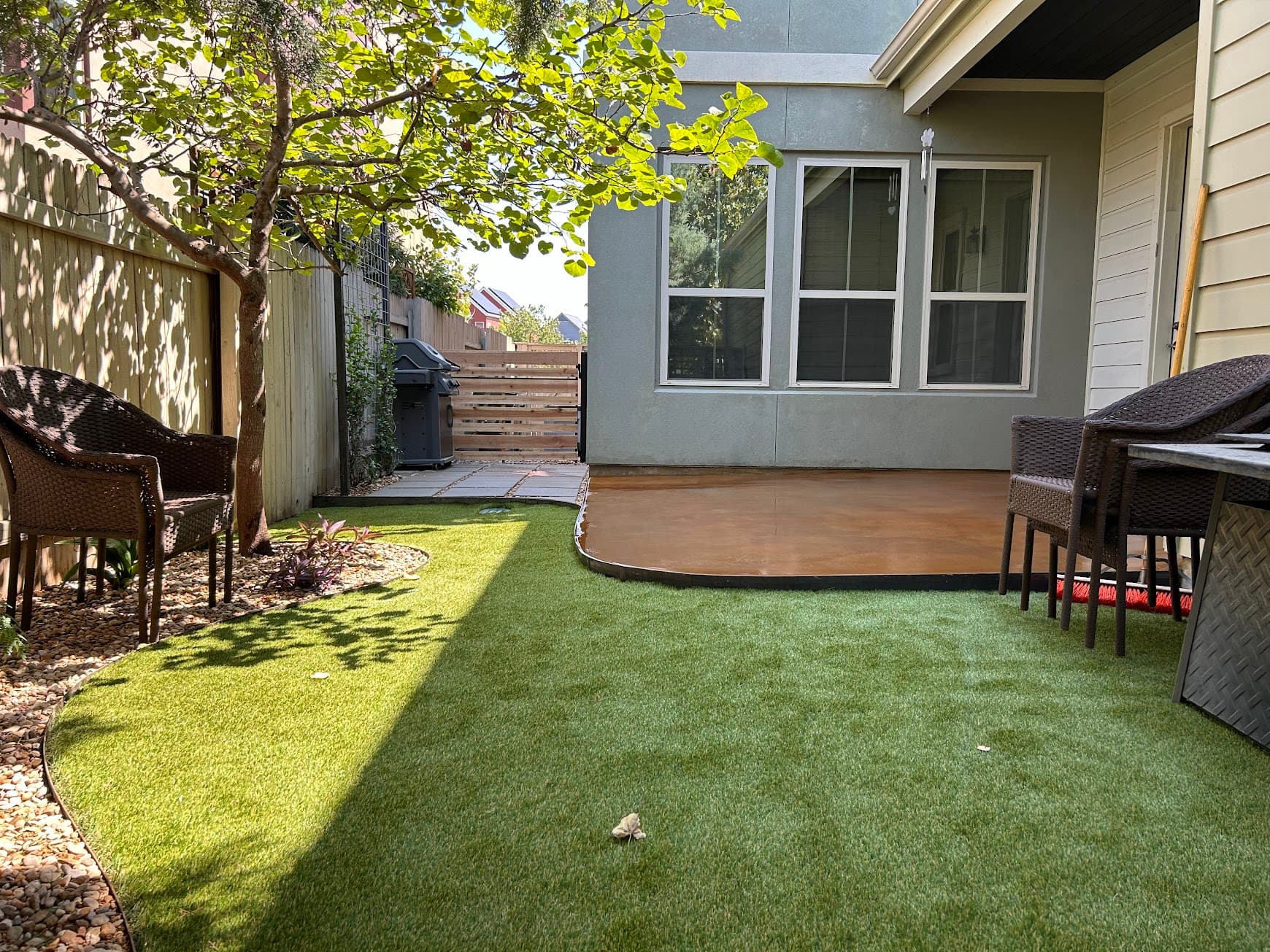 Small Backyard — After