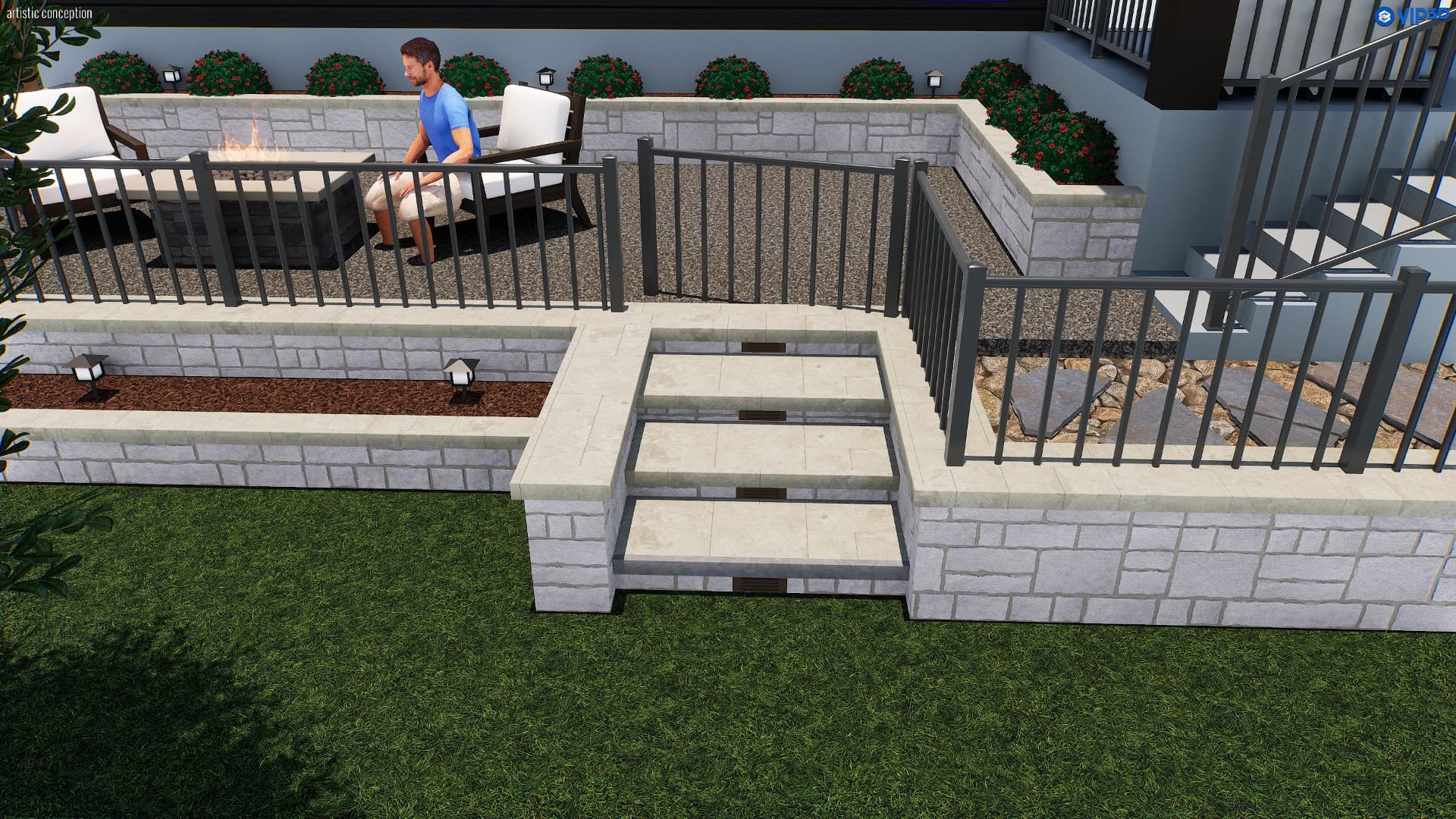Hardscape & Grade Plan